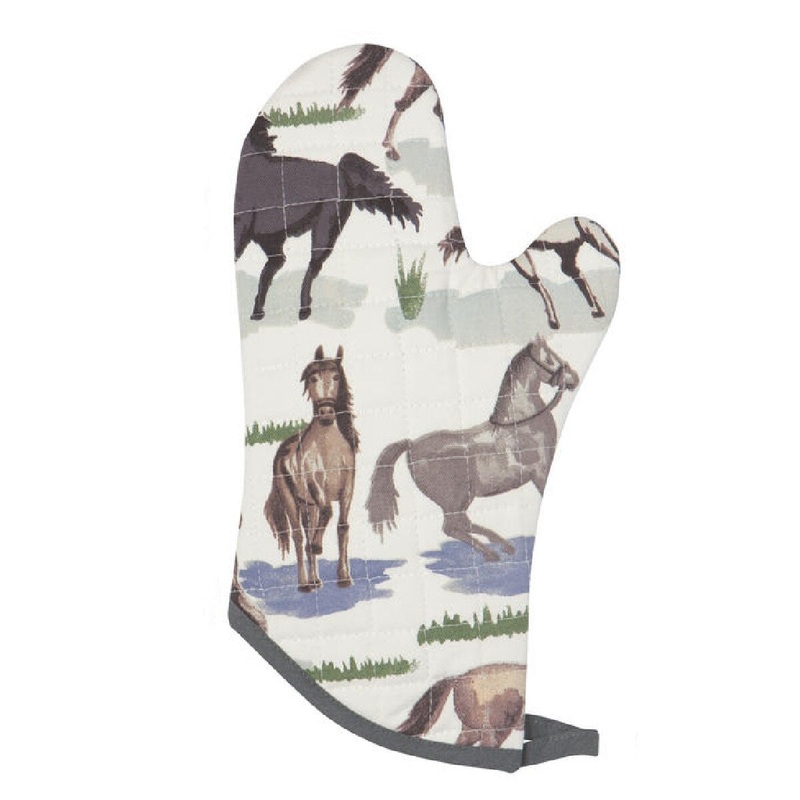 All the Pretty Horses Oven Mitt