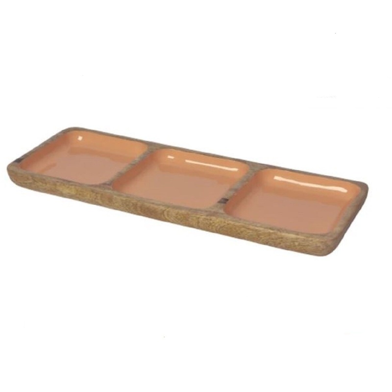 Mango Wood Divided Dish Nectar (dis)