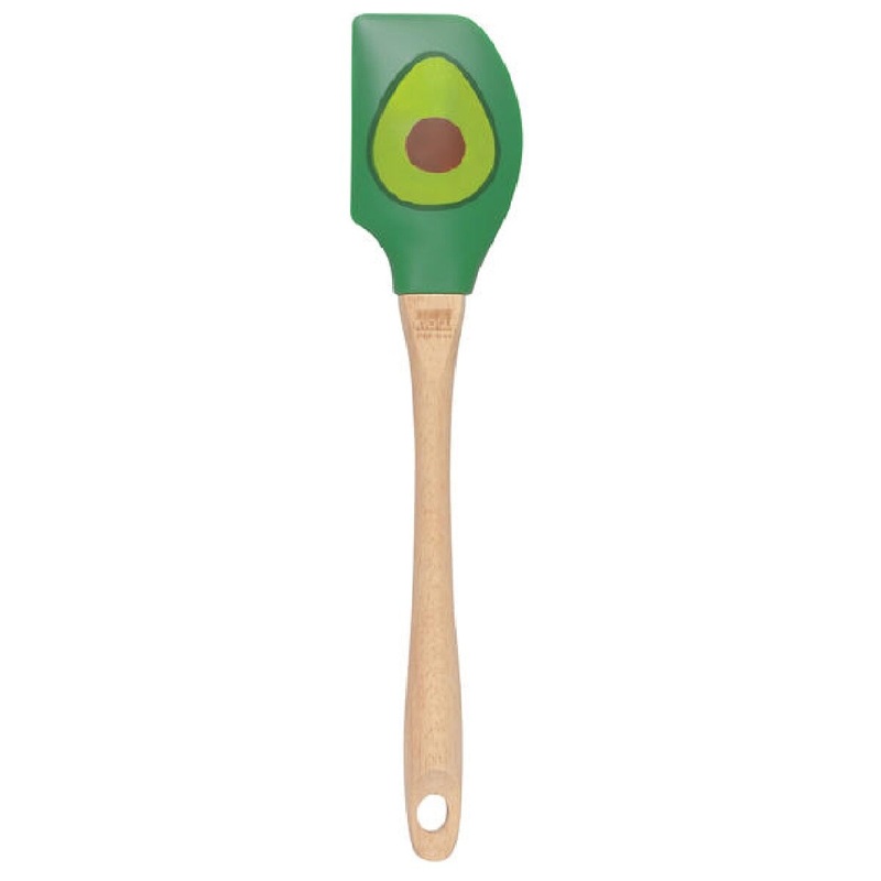 Spatula W/ Wood Handle - Avocados