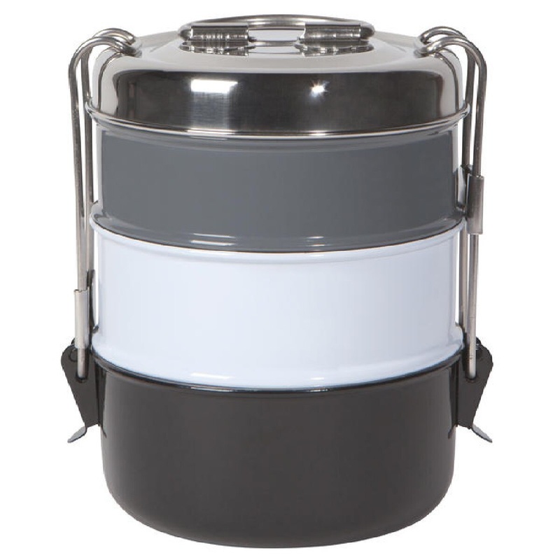 Tiffin Food Container - Dove Gray