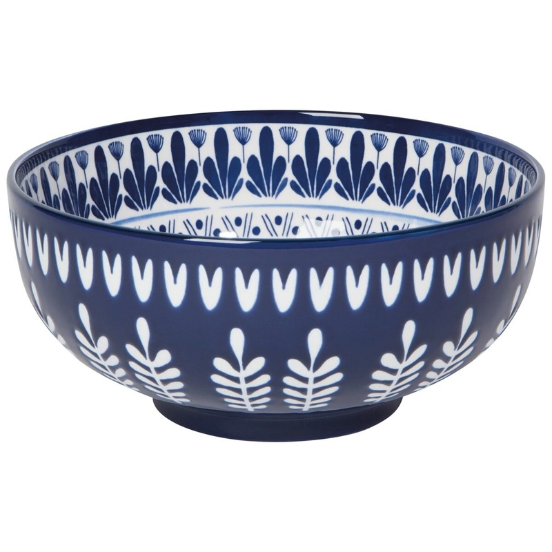 8" Porto Stamped Bowl Large