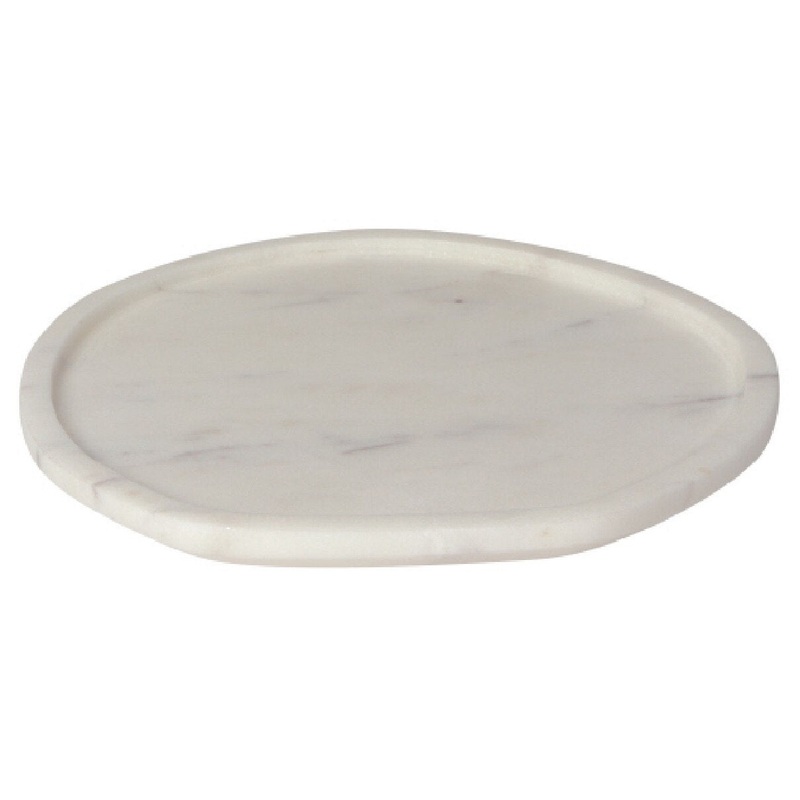 Atlas Marble Plate - White