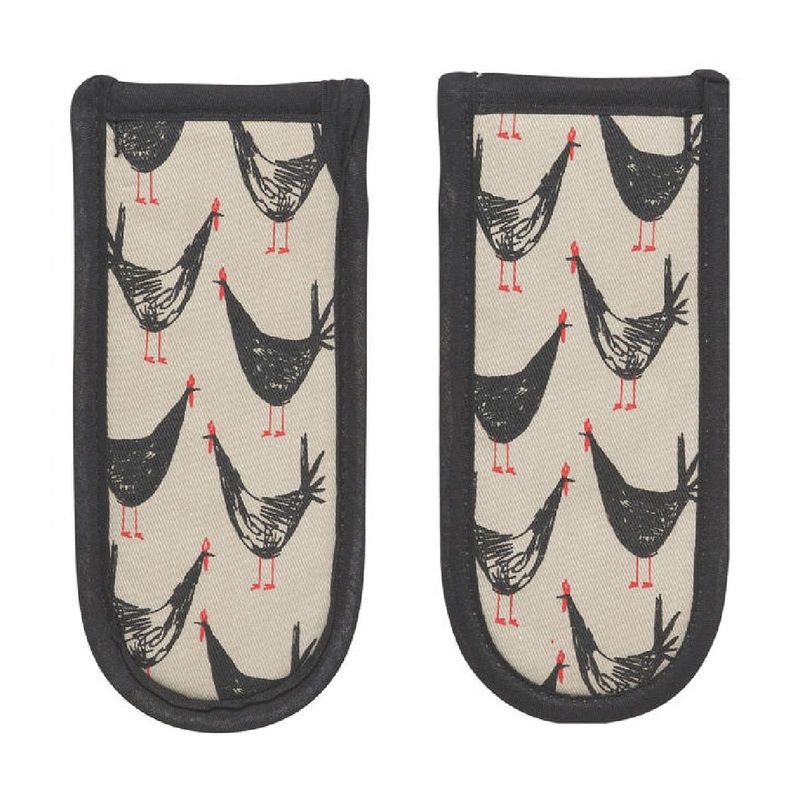 Chicken Scratch Handleholders - Set of 2
