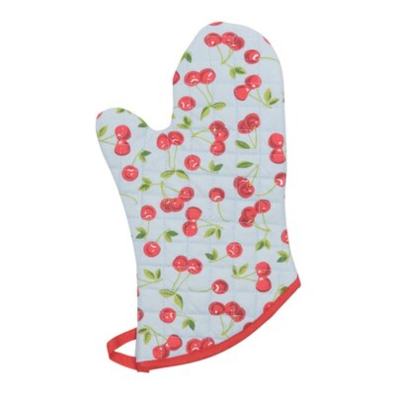 Oven Mitt - Cherries - 13"