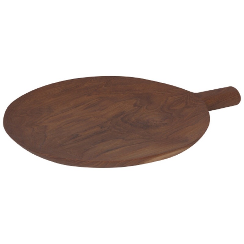 Teak Wood Paddle Tray - Large