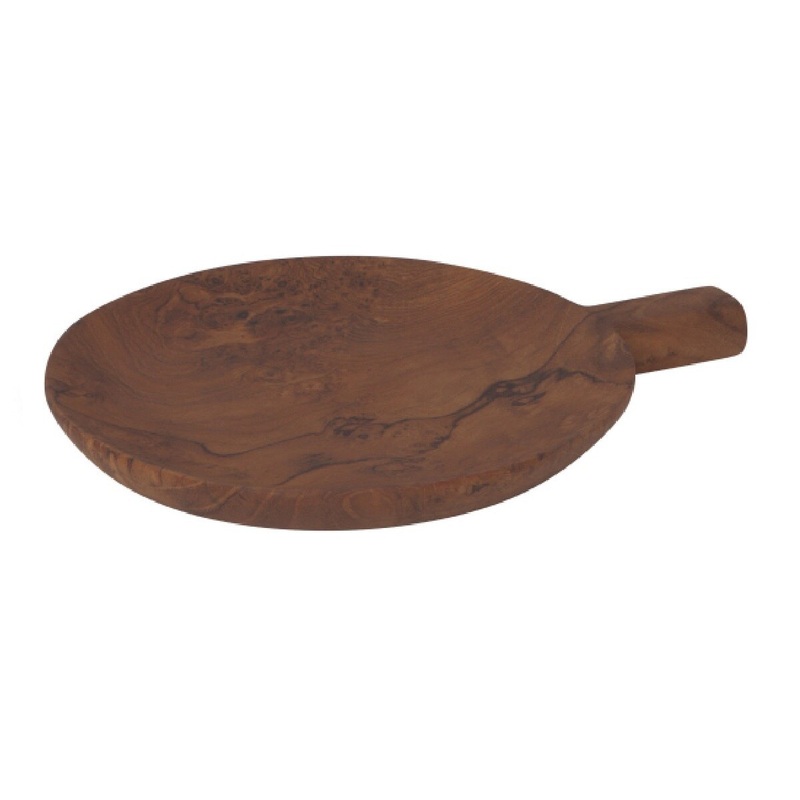 Teak Wood Paddle Tray - Medium