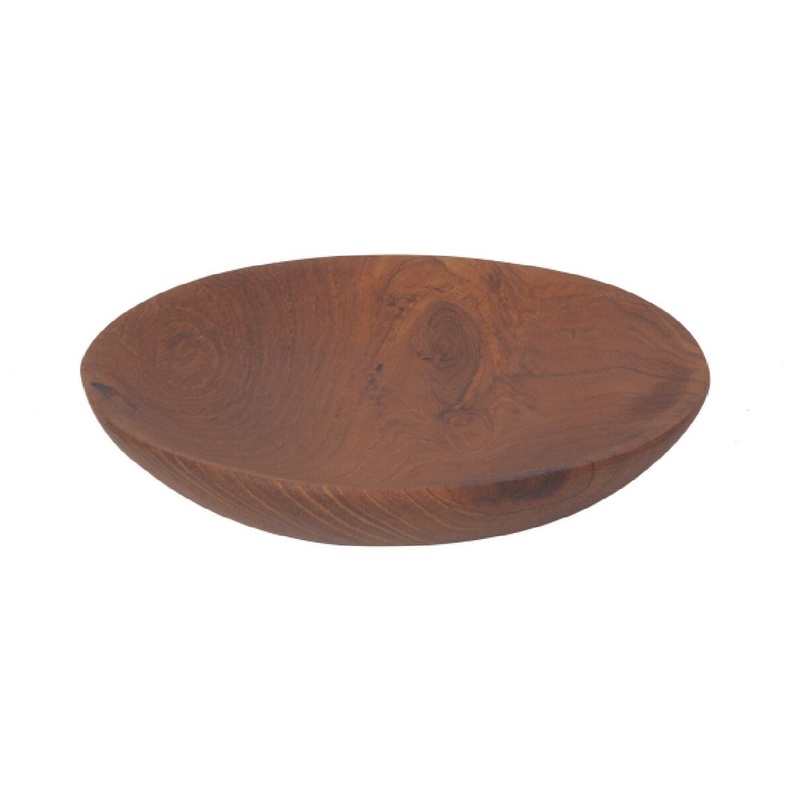 Teak Wood Round Plate - Small