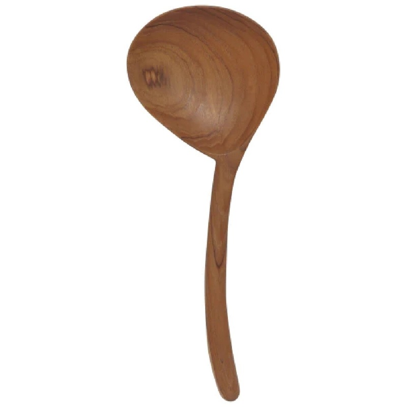 Teak Wood Shaped Spoon