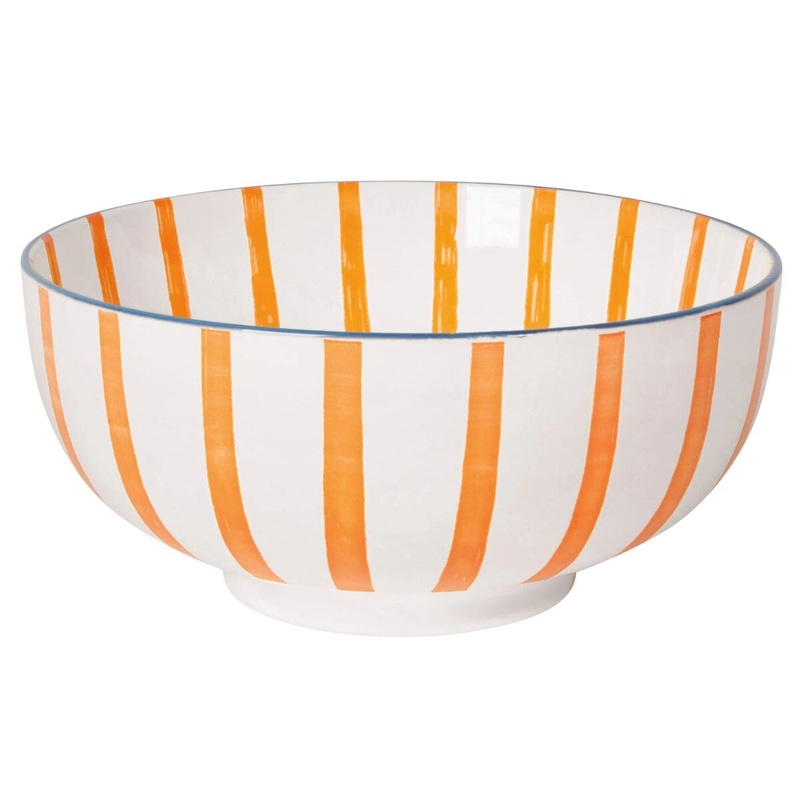 8" Citrus Burst Stamped Bowl