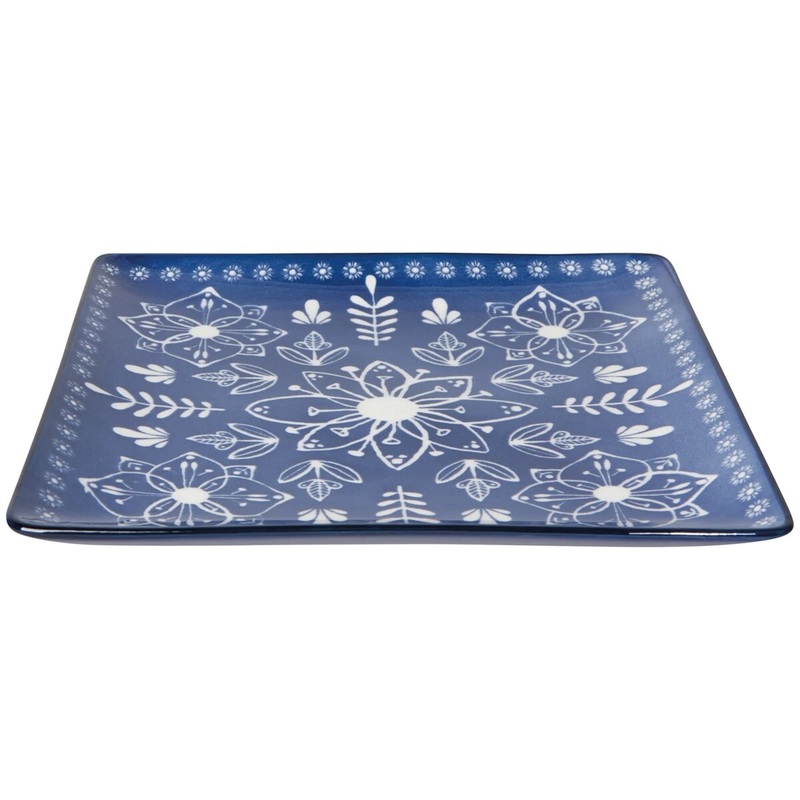 8" Porto Stamped Plate