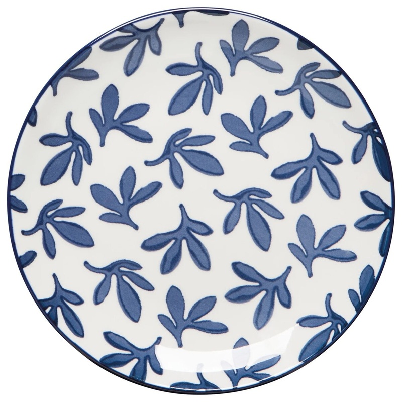 Bluer Floral Appetizer Plate