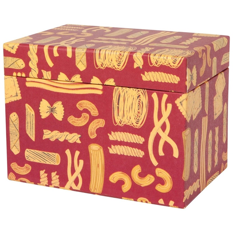 Buona Pasta Recipe Card Box