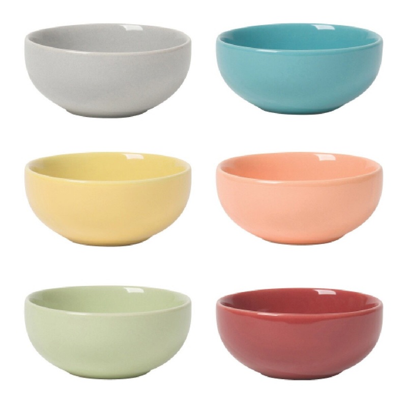 Canyon Ceramic Pinch Bowls - Set of 6