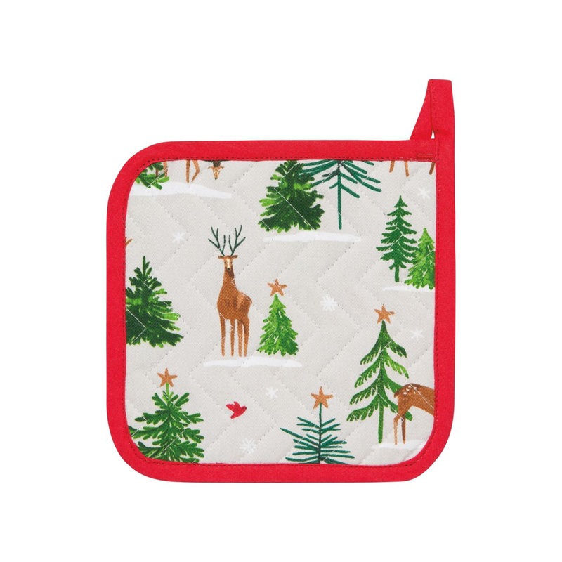 Santa's Reindeer Pot Holder