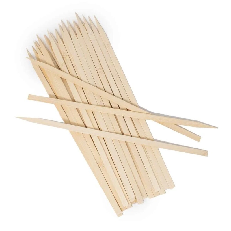 12" Flat Bamboo Skewers