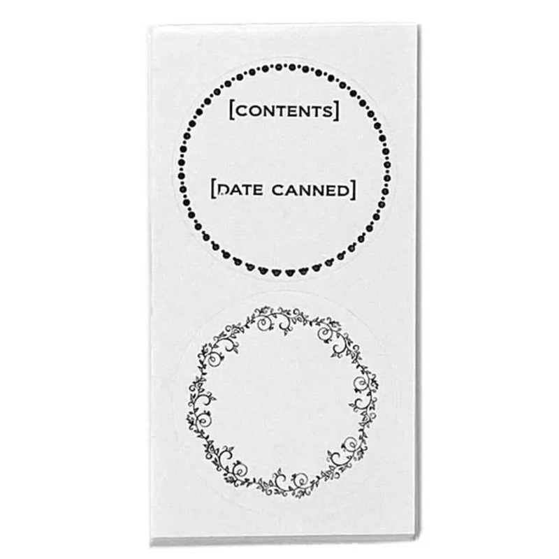 36-pc Canning Labels