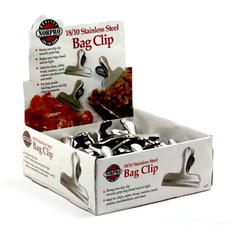 NorPro Stainless Steel 2.5" Bag Clip