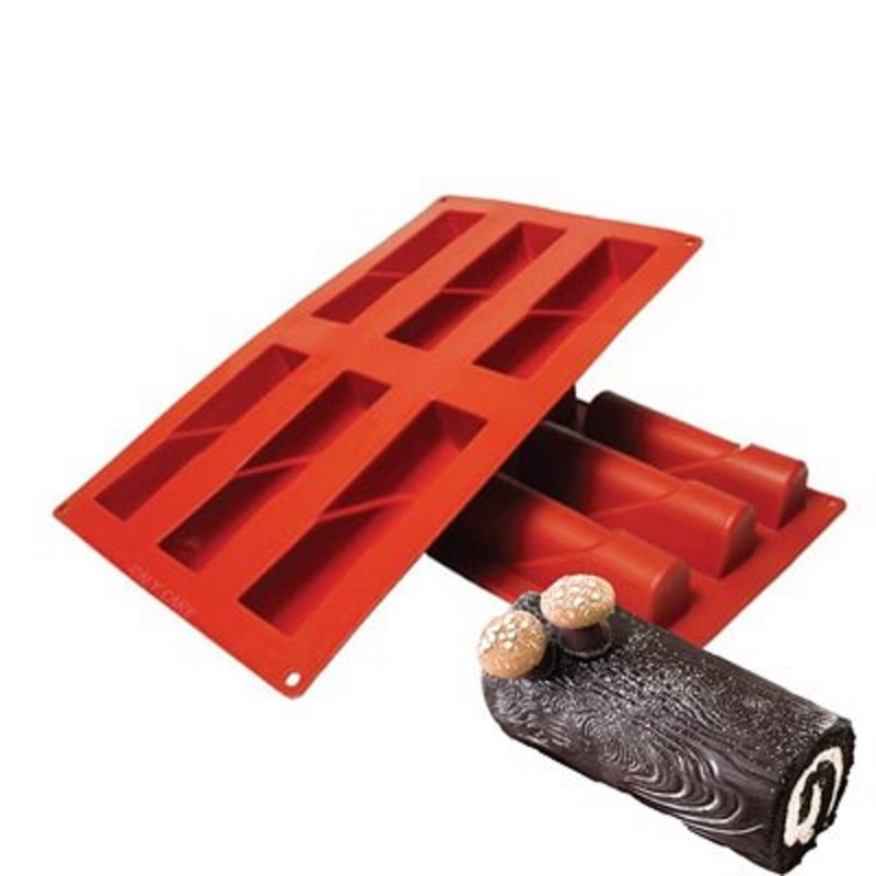 2.8 Oz Yule Log Silicone Baking Mold
