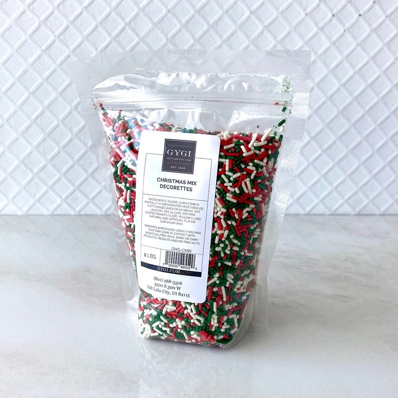 Christmas Decorettes Sprinkle Mix - 1 Lb