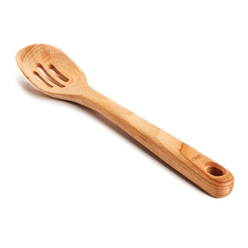 OXO Large Wooden Slotted Spoon