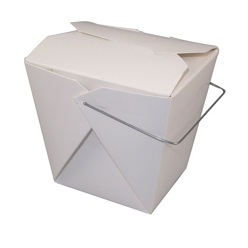 1 Quart White Food Pail - 50 Ct.