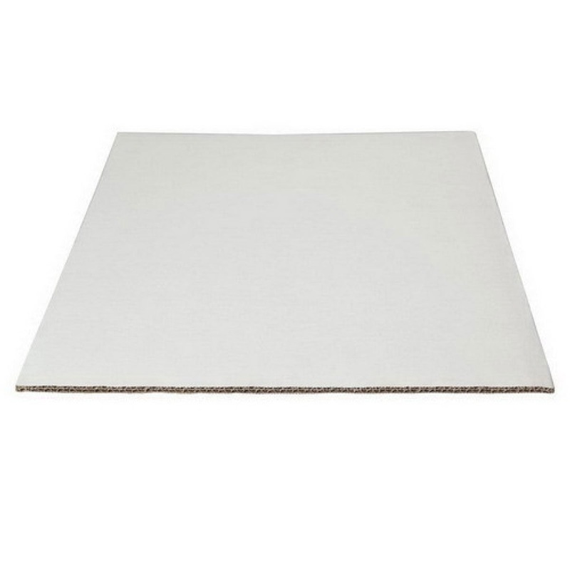 12" Square White Cake Board