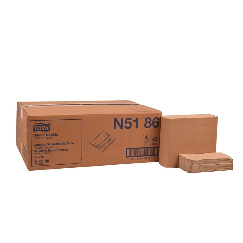 2-Ply White Dinner Natural- 15" x 17" - 100 Ct.