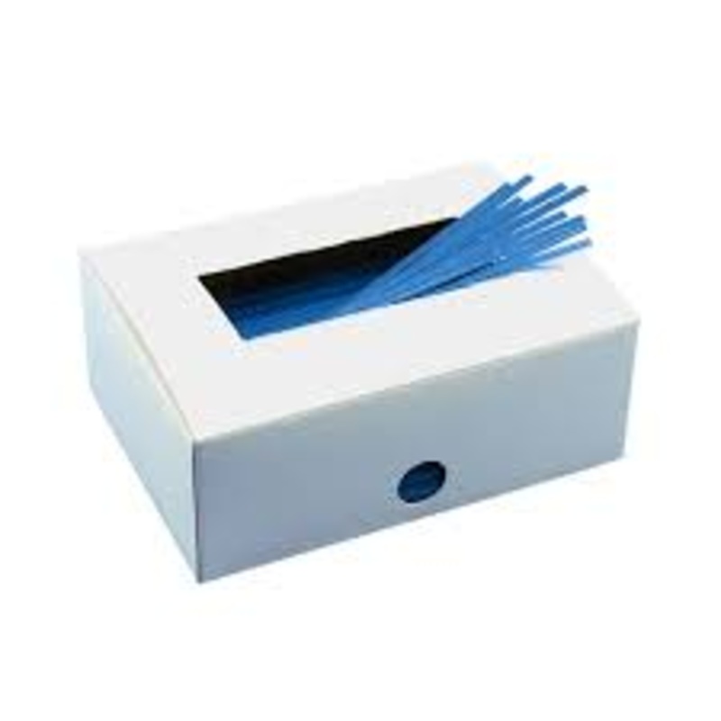 4" Blue Twist Ties - 2,000 Ct.