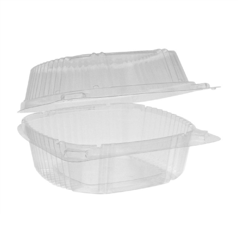 6" Plastic Hinged Container