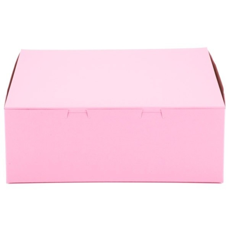 Cake Box 14" x 14" x 5" Pink