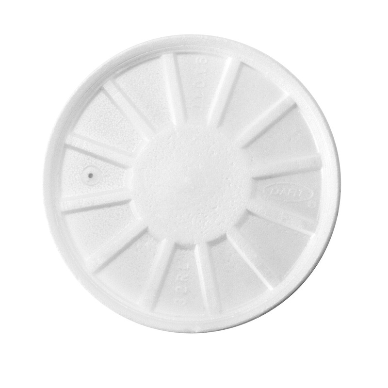 Lid for 4 oz Styrofoam Food Container - 100 Ct.