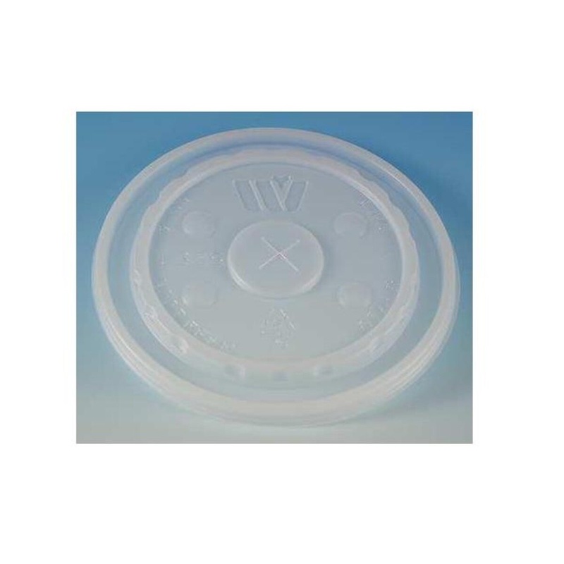 Slotted Lids for 10 oz Styrofoam Cups - 100 Ct.