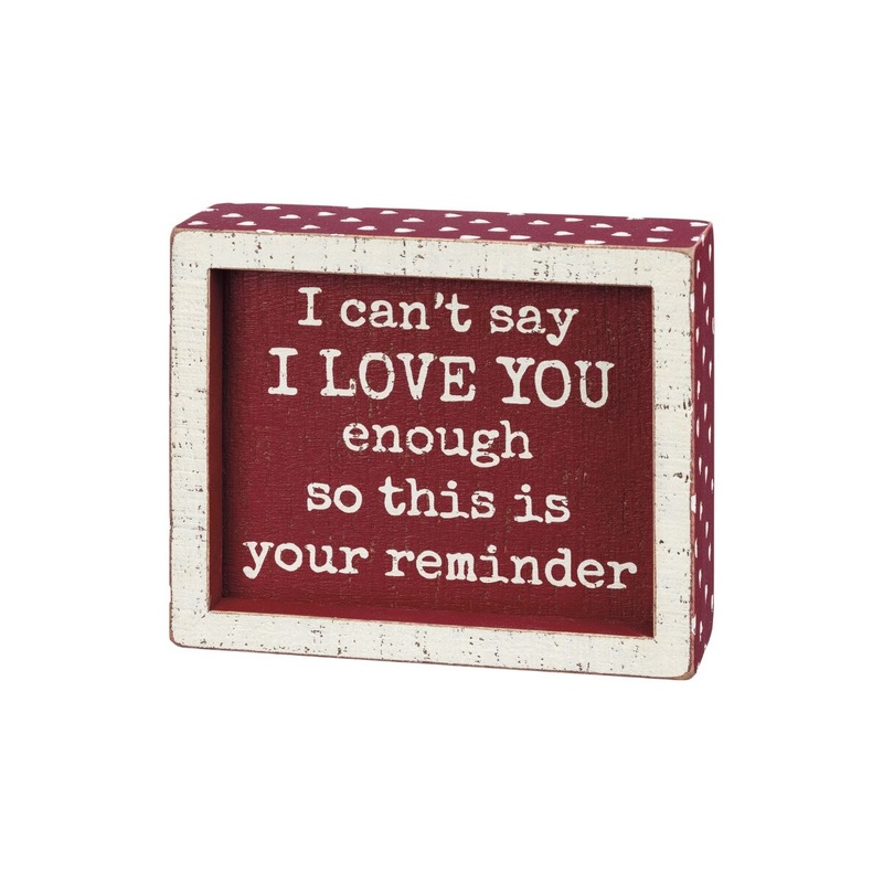 Your Reminder Inset Box Sign