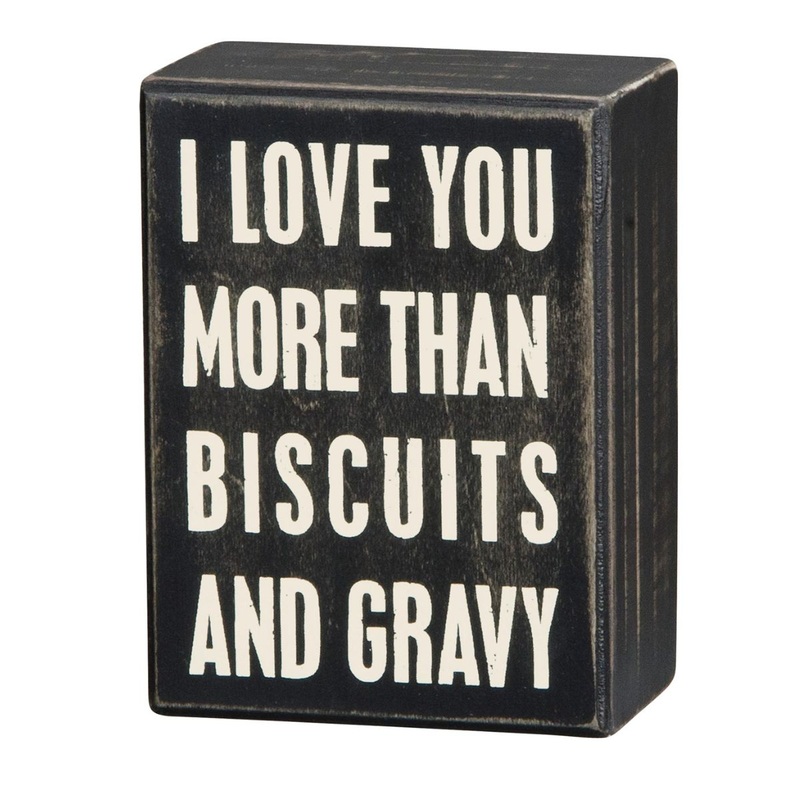 Biscuits Box Sign