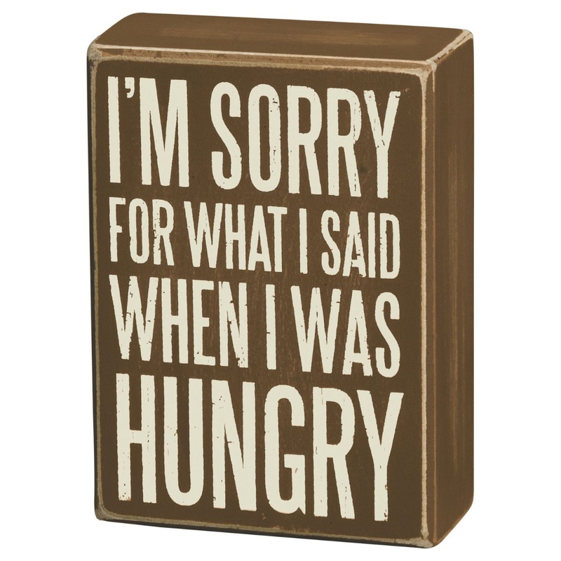 I'm Sorry Box Sign