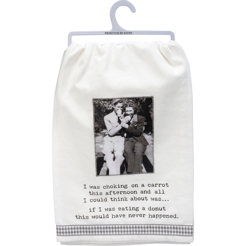 Kitchen Towel - I Was Choking On A Carrot