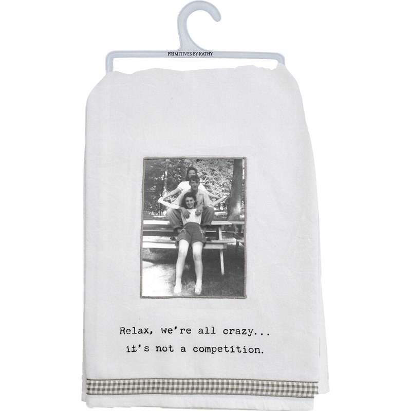 Kitchen Towel We're All Crazy