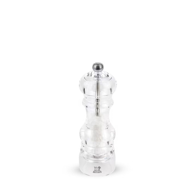 7" Clear Nancy Paris Classic Pepper Mill
