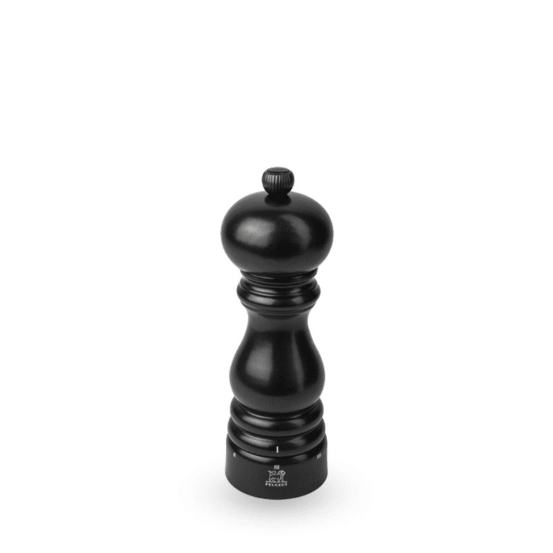 7" Satin Black Paris Select Pepper Mill
