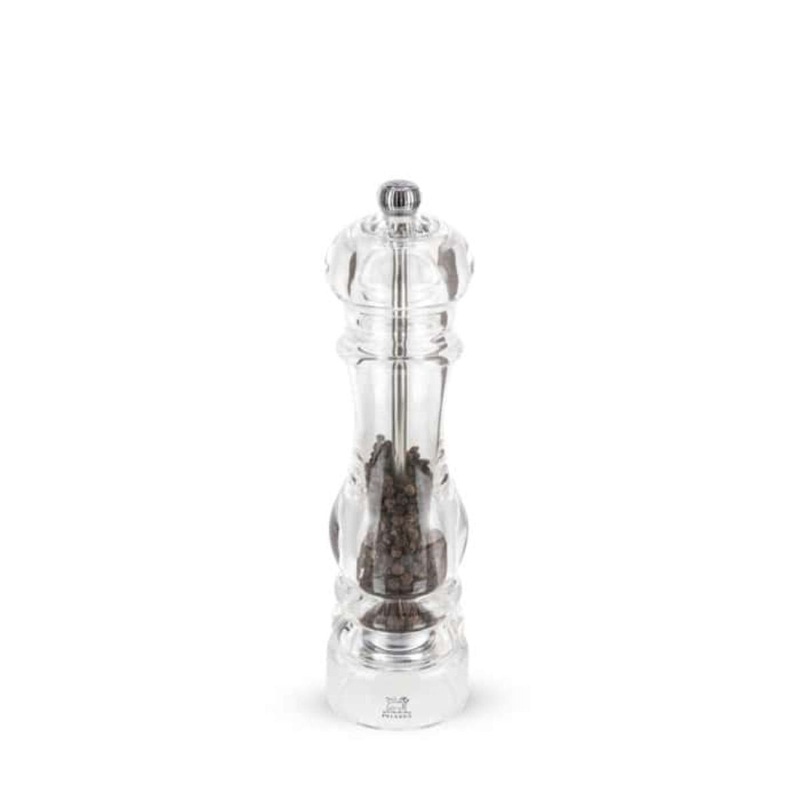 9" Clear Nancy Paris Classic Pepper Mill