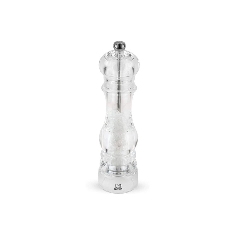 9" Clear Nancy Paris Classic Salt Mill