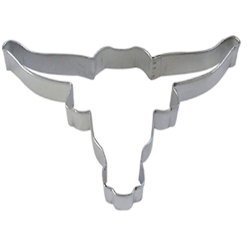 6.5" Longhorn Cookie Cutter