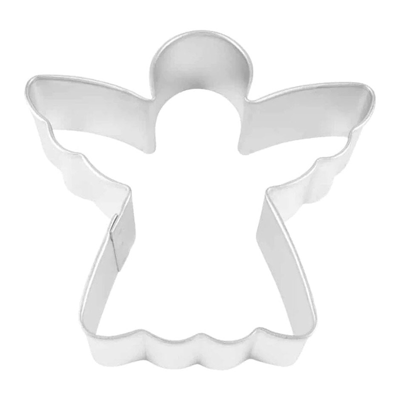 Angel Shaped Cookie Cutter 4"