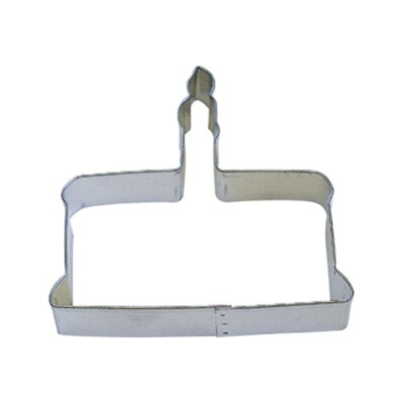 Cake with Candle Cookie Cutter 4"