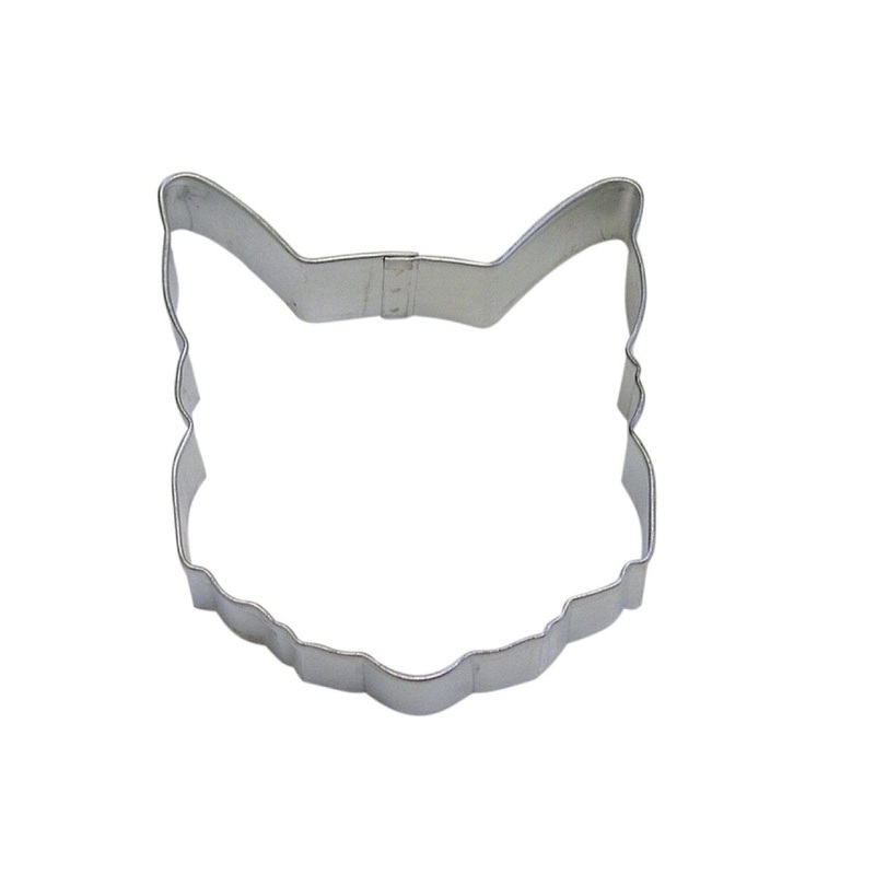 Cat Face Cookie Cutter 3.25"