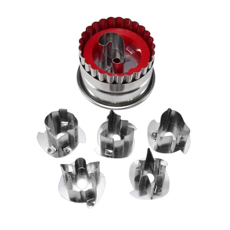6-pc Christmas Linzer Cookie Cutter