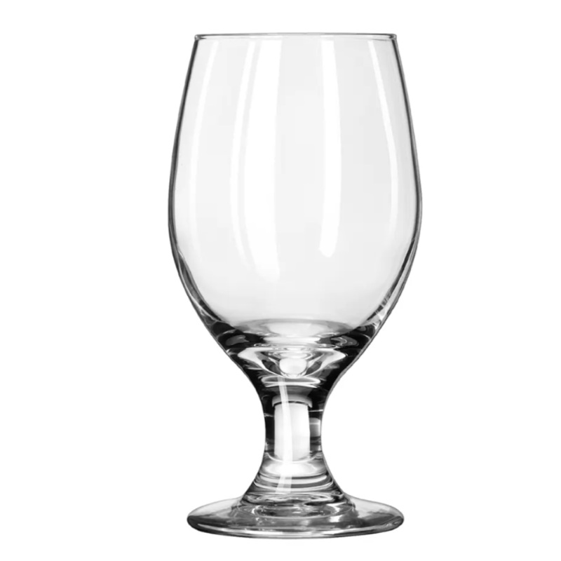 Libbey 3010 14 oz Perception One-Piece Banquet Goblet - Safedge Rim & Foot