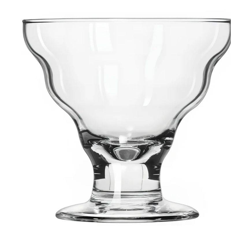 Libbey 3419 12 oz Splash Footed Dessert Glass, Clear