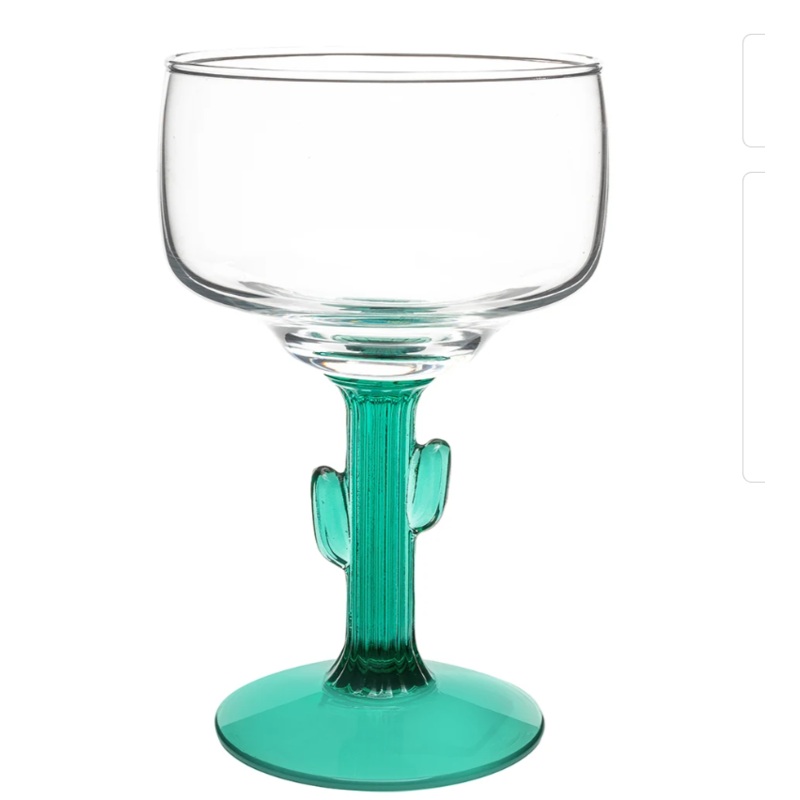 Libbey 3619JS 12 oz Juniper Stem Cactus Margarita Glass