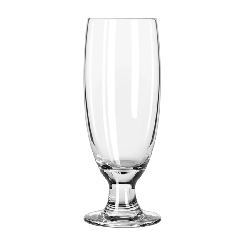 Libbey 3725 12 oz Embassy Beer Pilsner Glass - Safedge Rim & Foot